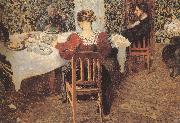 Edouard Vuillard Vial home after lunch Sweden oil painting artist